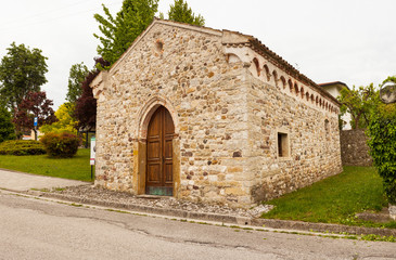 Fototapeta na wymiar St. Leonardo church, Fagagna