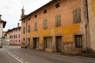 Fototapeta na wymiar View of Fagagna