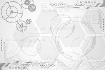 Vector abstract background technology concept.