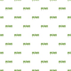 Slime word isolated on white background