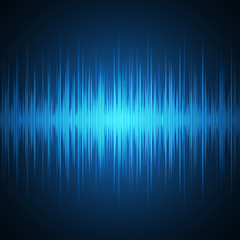 Vector abstract background technology sound design.