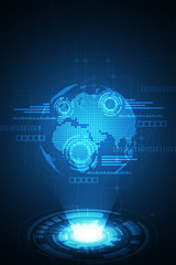 Innovative technology of the future world.