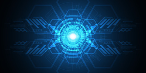 Vector abstract background technology concept.
