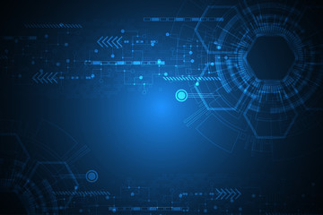 Vector abstract background technology concept.