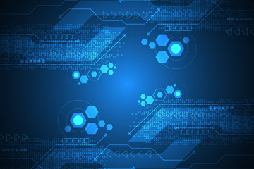 Vector abstract background technology concept.