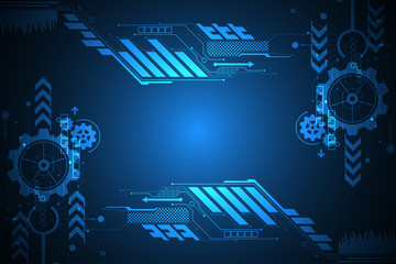 Vector abstract background technology concept.