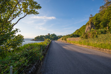 Naklejka premium View of Dunollie Castle from Oban