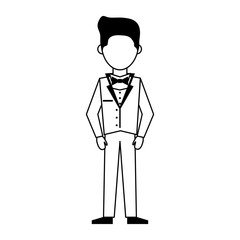 man in suit icon image