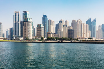 Obraz premium Skyscrapers In Dubai Marina