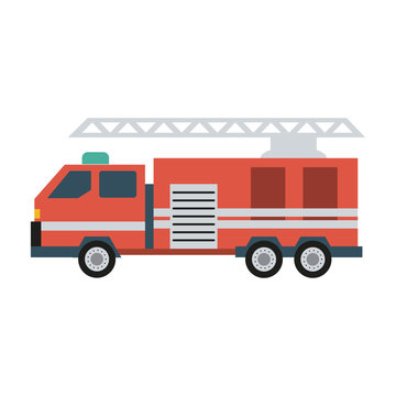 firefighter truck icon image