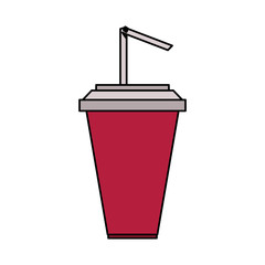 soda disposable cup icon image