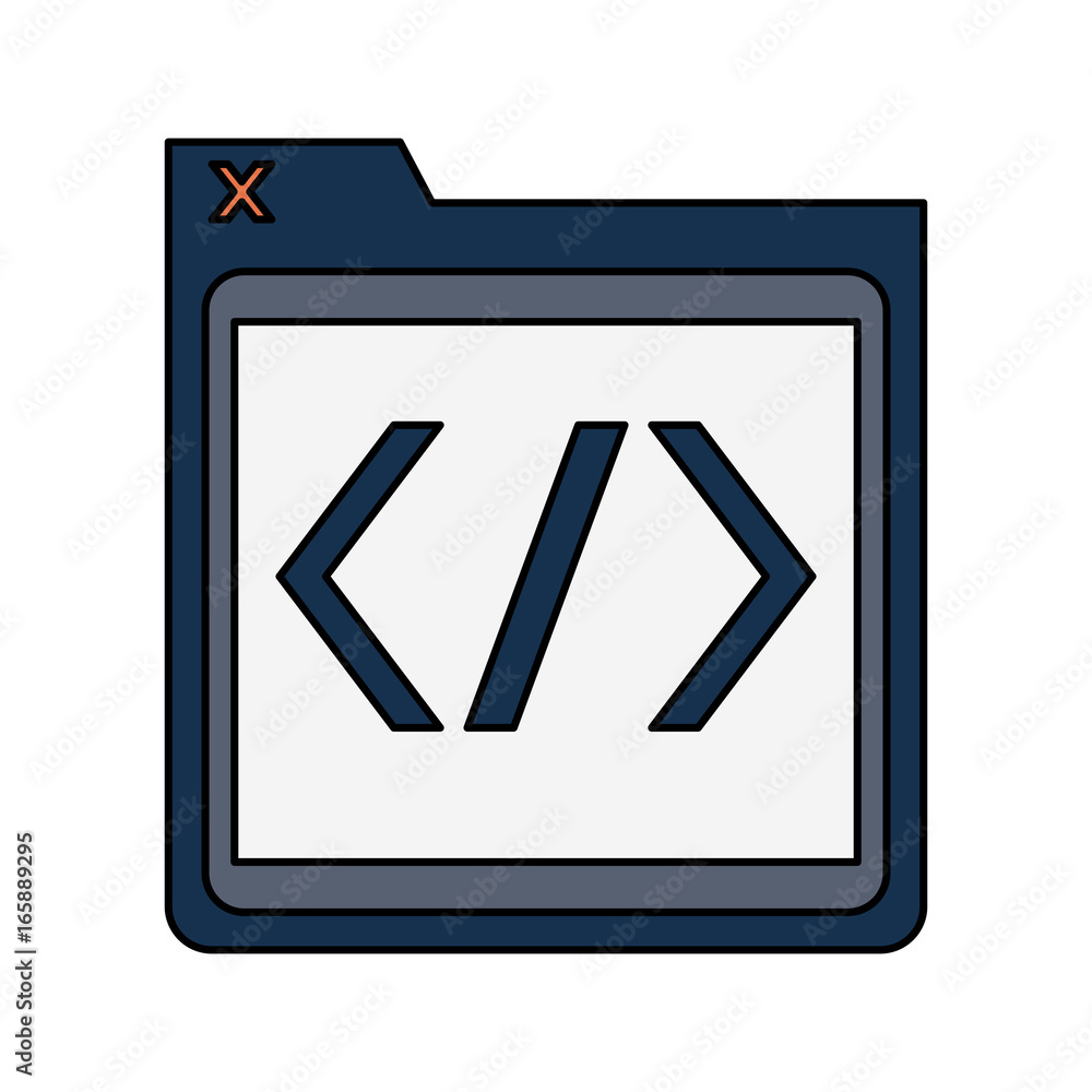 Poster code document icon image