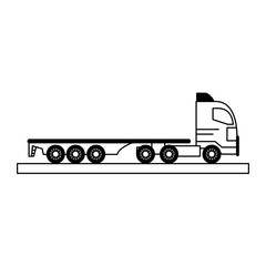 cargo truck icon image vector illustration design