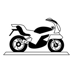 modern motorcycle icon image