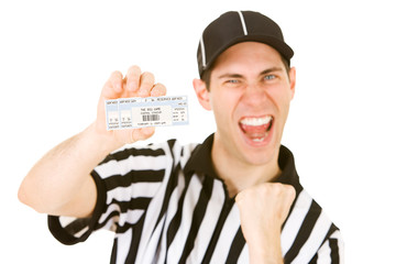 Referee: Holding Tickets to Big Game