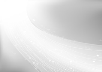 Abstract soft light on gray background  with glitters