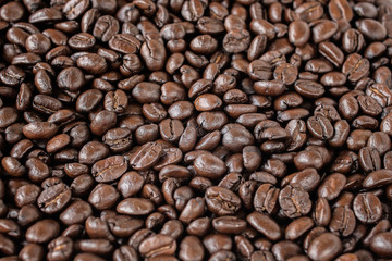roasted coffee beans,