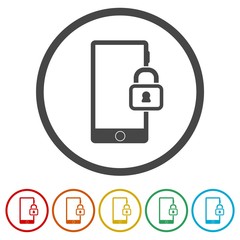 Secure Internet Concept icons set - Illustration