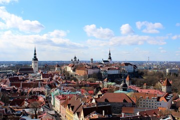 Fototapeta na wymiar Vieille ville de Tallinn - Estonia