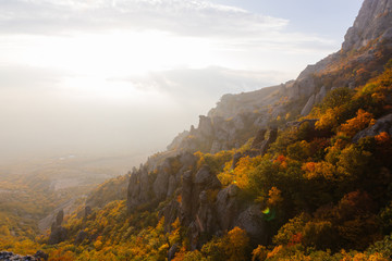 Fototapeta premium Autumn in the mountains
