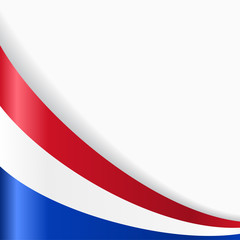 Dutch flag background. Vector illustration.