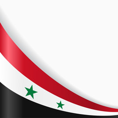Syrian flag background. Vector illustration.