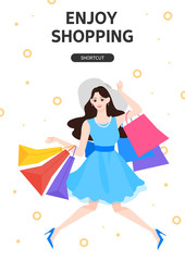 Shopping illustration