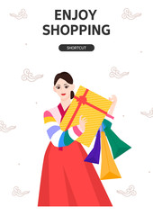 Shopping illustration