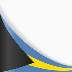 Bahamas flag background. Vector illustration.