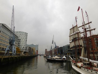 Fototapeta na wymiar Innenhafen Hamburg
