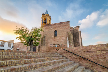 Fototapeta na wymiar Kościół św Jerzego, San Jorge w Palos de la Frontera
