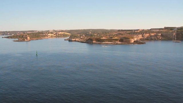 On entrance to fjord. Mahon, Minorca, Spain