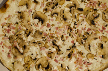 Tarte flamb&eacute;e - typical Alsatian food