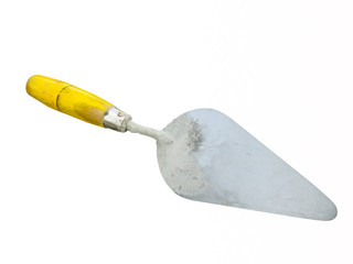 Trowel on isolated white background with clippinig path