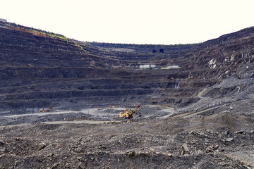 Open pit mine for iron ore mining