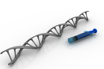 syringe and medicine