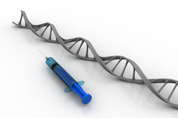 syringe and medicine