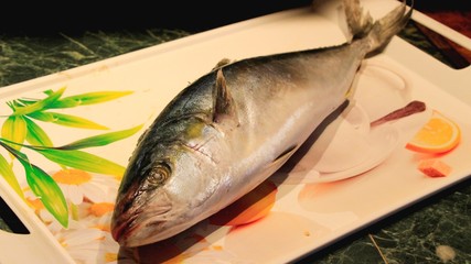 Mackerel, fresh fish, sea fish, horse mackerel, tuna, seafood, fresh fish on a tray, silver fish, food, tasty, healthy, raw,