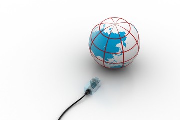 globe with conection