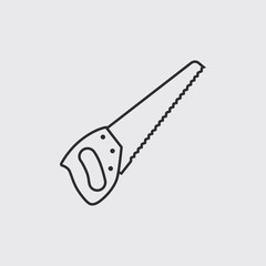 flat saw icon