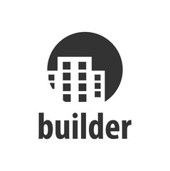 Fototapeta premium Building logo. Design department. Modern Buildings. Company icons.