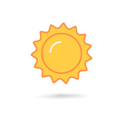 sun modern icon
