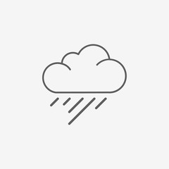 Rain Cloud Vector