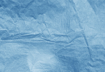 Blue color paper surface.