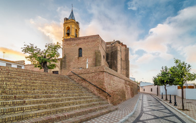 Fototapeta na wymiar Kościół św Jerzego, San Jorge w Palos de la Frontera