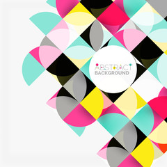 Obraz premium Modern geometrical abstract background circles