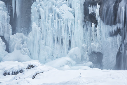 Frozen lakes and waterfalls in Plitvice Lakes National Park, Croatia, Jezerce, Dalmatia,Dalmazia, Croatia,Croazia,Europe,Europa