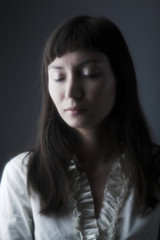 Fototapeta premium Woman in depression