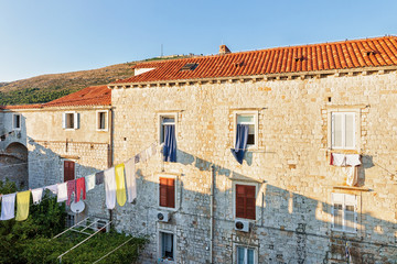 Fototapeta na wymiar House in Old Town of Dubrovnik