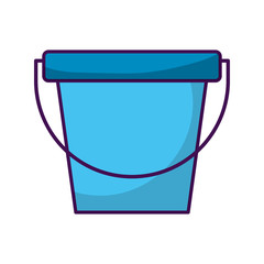 laundry bucket isolated icon